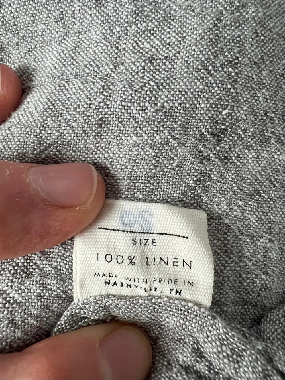 Elizabeth Suzann Lightweight Linen Tunic in Heather Gray
